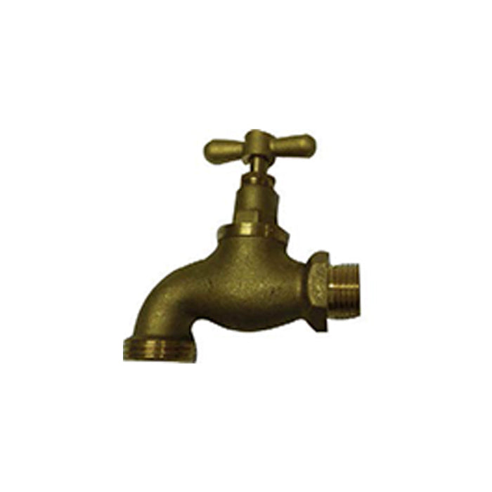 Brass Hose Bibcock Tap 1/2"