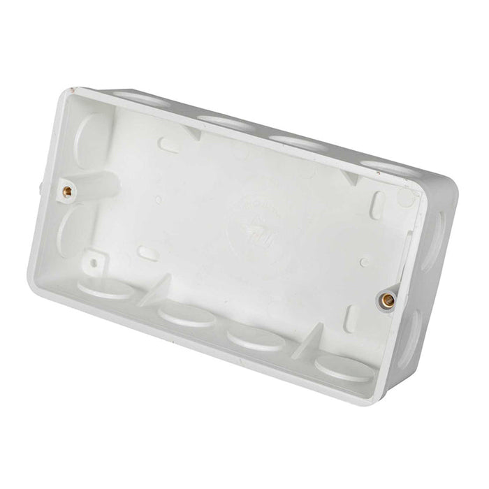 Double Conduit Box Flush 35mm