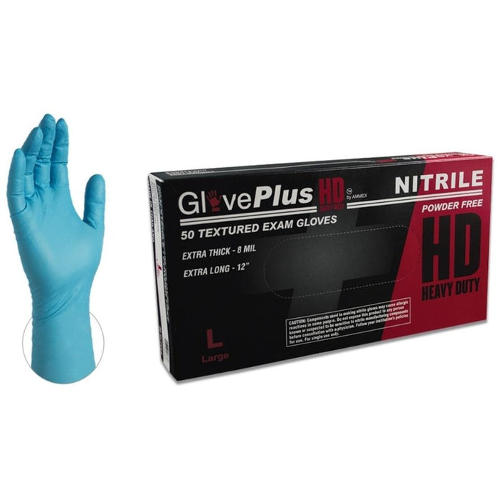 Blue Nitrile Exam Glove Powder Free
