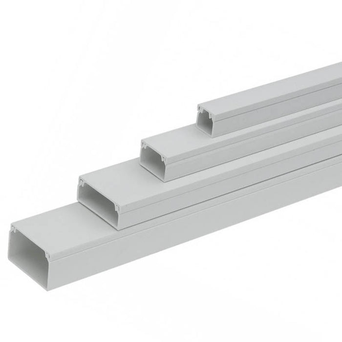 PVC Mini Trunking 16 x 25mm x 2.9m Non-Stick