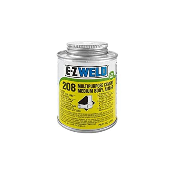 PVC and CPVC Multipurpose Cement  1/4 Pint 4oz