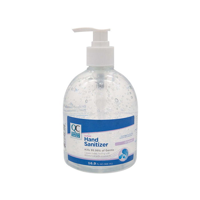 QC Quality Choice¨  500ml Hand Sanitizer Gel Pump 70%