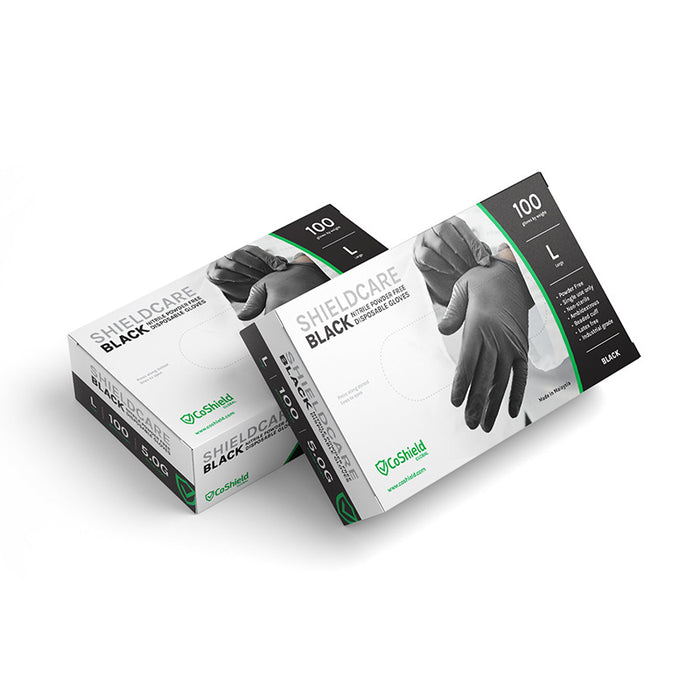 COSHIELD¨ Black Industrial Nitrile Gloves