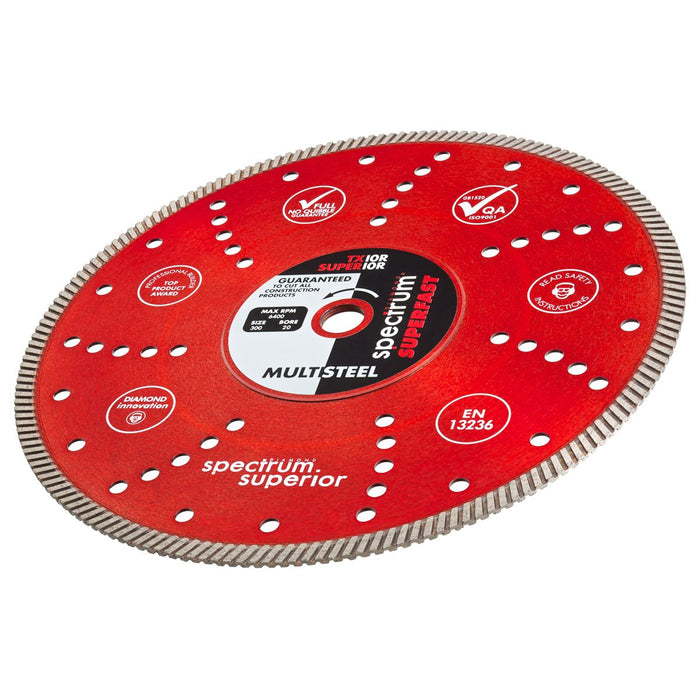 TX10R Superfast Pro Multi-Steel Diamond Blade