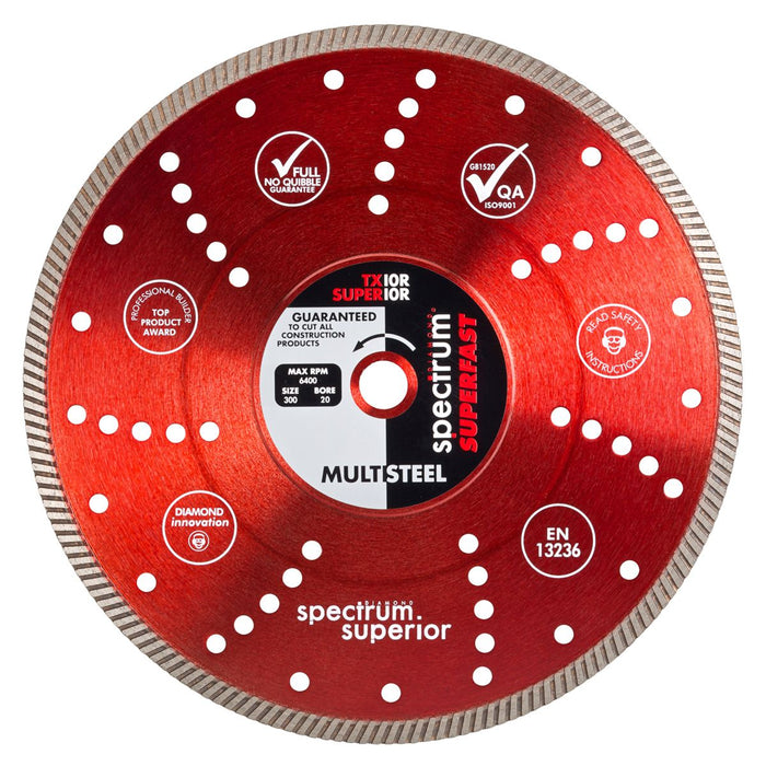 TX10R Superfast Pro Multi-Steel Diamond Blade