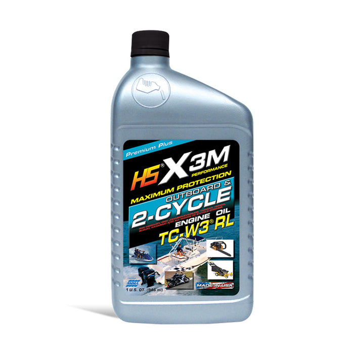 XCEL TC-W3 RL Outboard & 2 Cycle Motor Oil 1 Quart